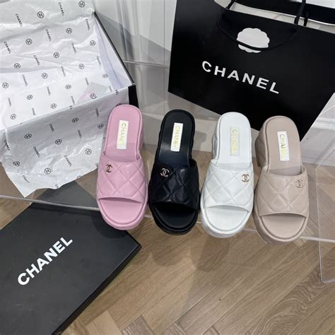 chanel slippers 2023|chanel slippers for women.